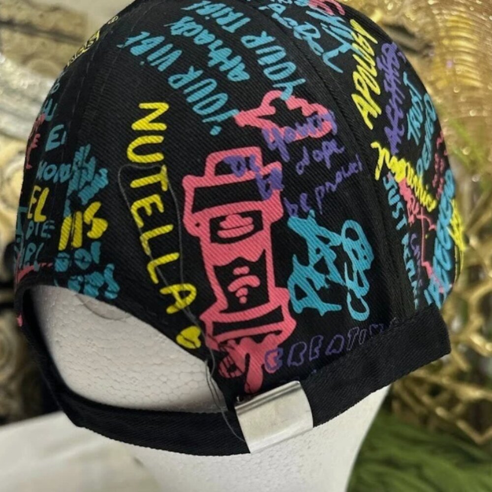 Graffiti Hiphop Hipster Baseball Cap, Cool Baseball Cap - Picture 2 of 6